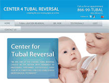 Tablet Screenshot of center4tubalreversal.com